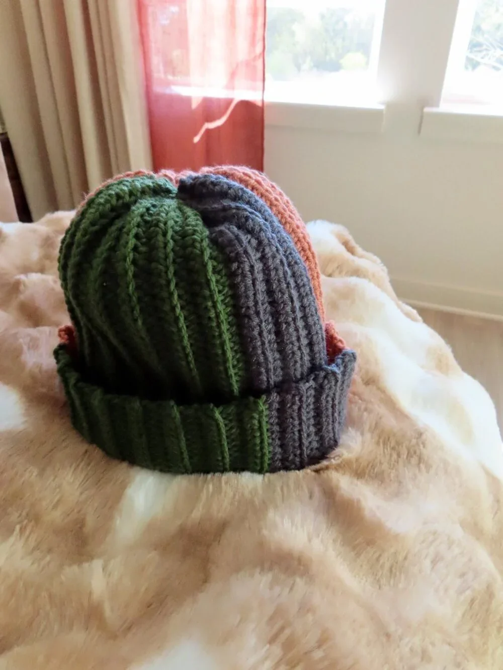 Cozy chunky handmade crochet beanie - Picture 10 of 10
